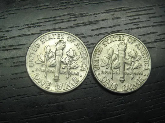 Купити 1 дайм 1991 США (два різновиди)