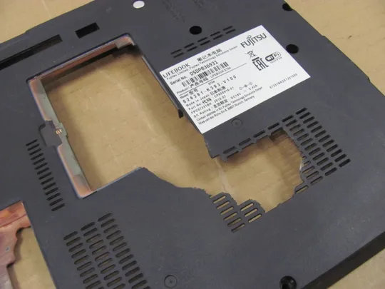 858-2  Кришка дно піддон корпуса  для FUJITSU LIFEBOOK  E754 E756 оригінал З аукціону