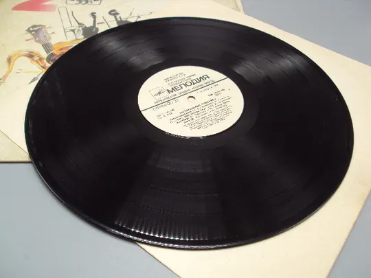 Пластинка мелодия Музыкальный телетайп -2 студия 50а М. Афанасьев 1988 диаметр 30 см №15388МЯ в Україні