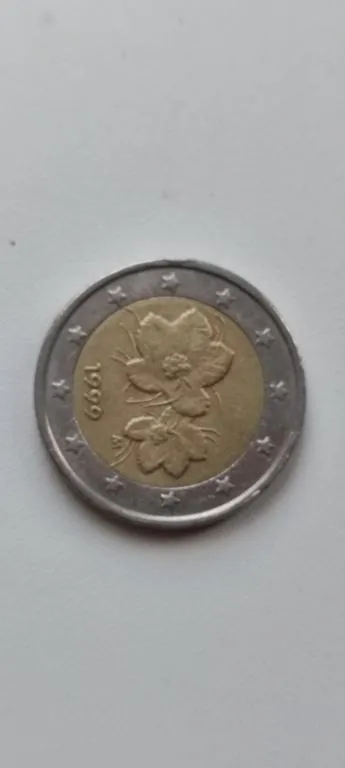 Монета 2 евро 1999 года -карта Европы vk359 Продаж