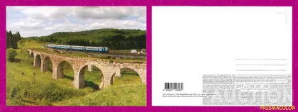фото, ** УКРАИНА 2020 открытка Виадук Ворохта