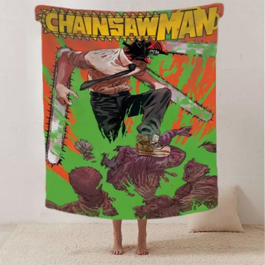 Купити Плед 3D Человек бензопила №1 20222497_B 12397 135х160 см