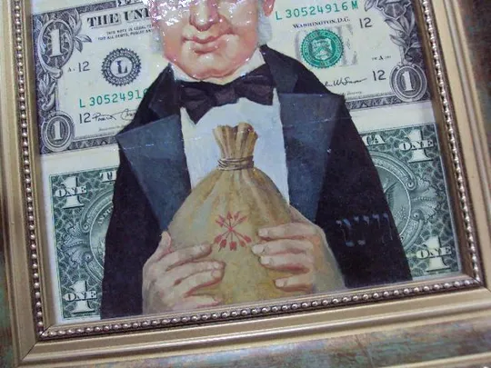 Подарочная картина портрет Дядюшка Дж.Ротшильд или с чего начинается Motherland Демко в раме №150 Де купити