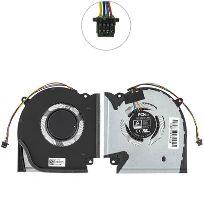 фото, Орігинальний вентилятор для ноутбука ASUS ROG Strix G15 G513QE (CPU FAN), G513QC, 5V !!! (13NR0510P01011, DFS5K221153715)(Кулер)