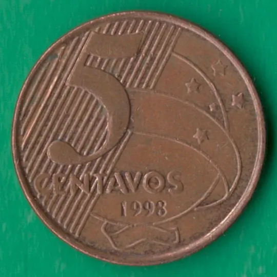 5 сентаво 1998 року Бразилія [КВ] Ціна