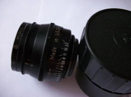 Купити Объектив Юпитер-8 черный. Мade in USSR No-0171011, футляр, cветофильтр ЖС-17, 40,5х0,5 , М-39, отл