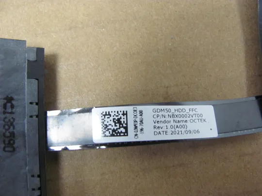 номер0272-12 Шлейф Sata HDD/SSD NBX0002VT00 0JW93P для Dell Inspiron 15 3511 3515 3510 3520 3521 3525 оригінал З аукціону