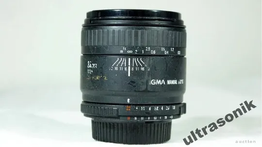 Об&#039;єктив светосильный Sigma High-sped wide MF 28mm/1.8 II для Nikon Ф58mm Japan Вживане Продаж