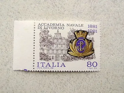 фото, Поштова марка Італія 1981 рік **