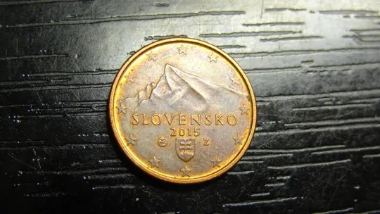 1 євроцент 2015 Словаччина Ціна