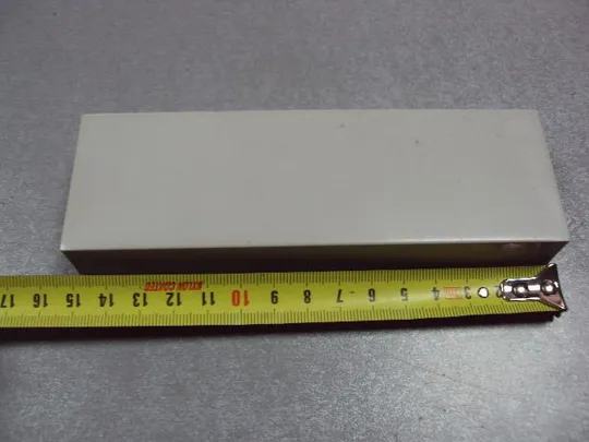 Коробочка серая с паспортом Луч для наручных часов ссср размер 15 х 4,9 х 2,5 см №13033 З аукціону