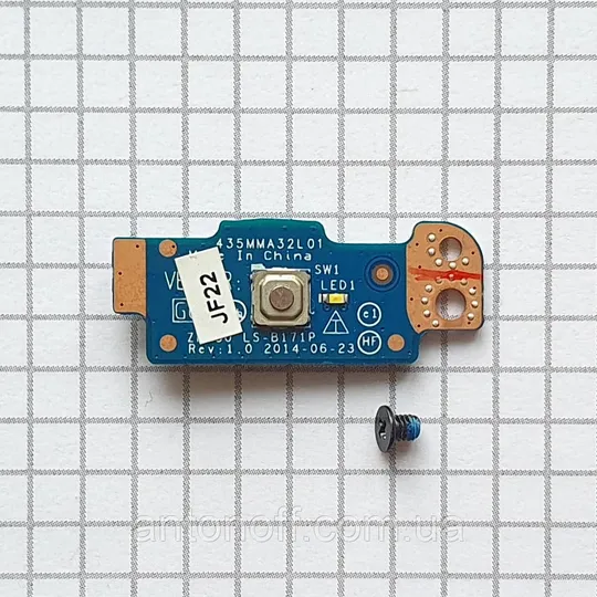 Плата / кнопка включення HP ProBook 430 G2 / ZPM30 LS-B171P 435MMA32L01 для ноутбука оригінал Ціна