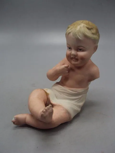 Фигура фарфор статуэтка Городница пупс ребенок маленький мальчик пупсик 10 см под реставрацию №14192 Ціна