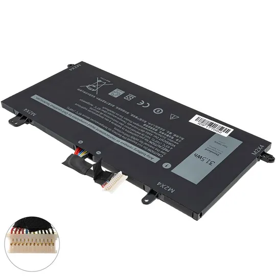 Купити Батарея для ноутбука DELL 1WND8 (Latitude 5285) 11.4V, 2760mAh, Black