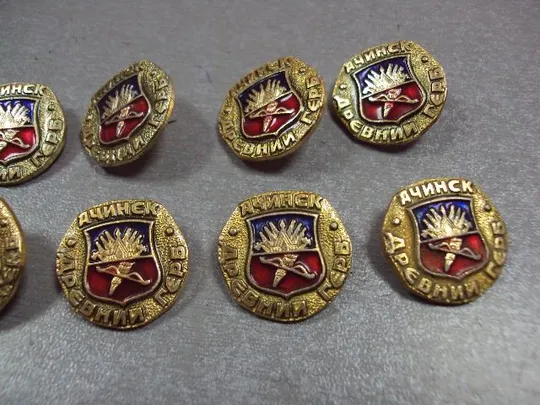 знак герб древний ачинск лот 9 шт №3207 Де купити