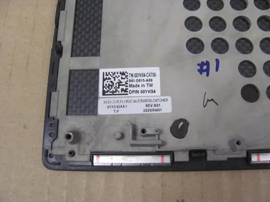 699-21  Кришка панель палмрест 00YK54 клавіатура робоча з підсвіткою  для Dell  XPS 17 XPS17  9700 Precision 5750 оригінал Де купити