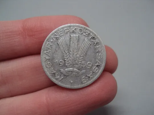 Монета Венгрия 20 филлеров filler 1959 год №15917 Продаж