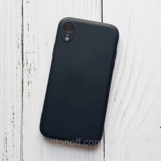Чохол Apple iPhone XR для телефона силіконовий Чорний Ціна
