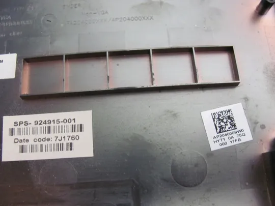 360-1 Кришка дно піддон корпуса 924915-001  AP2040009W0 для  HP 15-BR 15-BW 15-BS 250 G6 255 G6 оригінал Інструкція