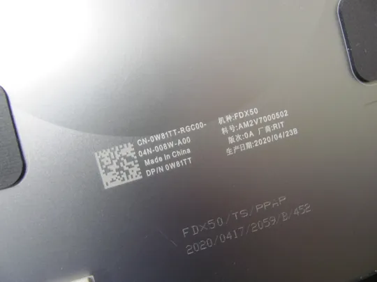 номер0975-4 кришка матриці Кришка дисплея Тильна кришка Корпус матриці Верхня кришка Задня кришка matrix cover Top Case LCD Cover Rear Lid Back Cover Housing Cabinet AM2V700502 0W81TT  для Dell Precision  7550 7560 оригінал Характеристики