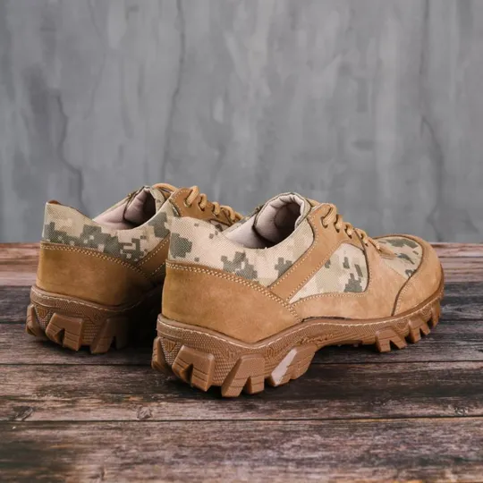 Кроссовки мужские тактические ВСУ (ЗСУ) Пиксель 7095 40 р 26 см хаки Де купити