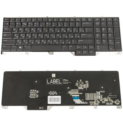 фото, Клавіатура для ноутбука DELL (Alienware: 17 R4, 17 R5) rus, black, підсвічування клавіш(RGB) - версія 2
