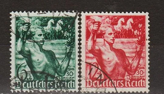 1938 - Рейх - 5 років правління Mi.660-61 _5.0 € Ціна