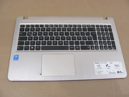 37-37 Кришка панель палмрест тачпад 13NB0B01AP08011 з клавіатурою AEXKAG00010 для ASUS D540 F540 K540 R540 X540  оригінал Ціна