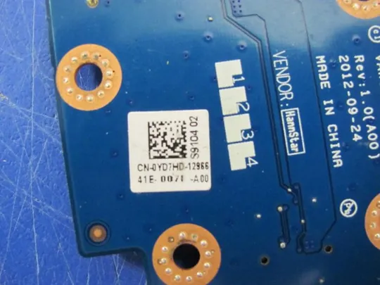 №139-6 Плата переходник LS-9104P 0YD7HD для DELL INSPIRON 17 5721 3721 3737 5737 оригинал Продаж