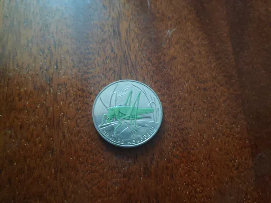 Купити Німеччина 5 євро 2024 Чудовий світ комах - Великий зелений цвіркун