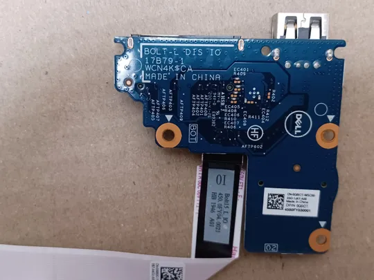 номер1060-25 плата USB WCN4K  зі шлейфом 450.0FY04.0021 0368DC для Dell Latitude 3500  оригінал Продаж