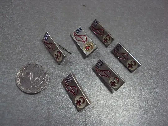 знак юси юный санитарный инструктор лот 6 шт №1415 Ціна