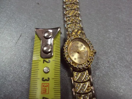 Купити Женские наручные часы Omax Crystal Japan Омакс кварц Япония с браслетом длина 16,5 см №13013