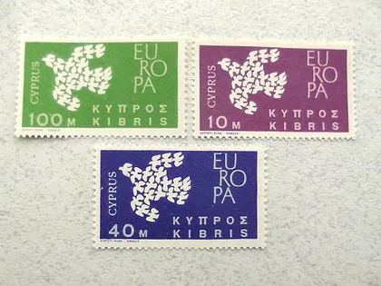 фото, Поштова марка Ліхтенштейн " Європа СЕРТ " 1961 рік **