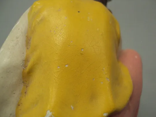 Фигура гипс статуэтка девушка и ягненок овечка украинка с ягненком овечкой высота 11,5 см №15607МЯ На торгах