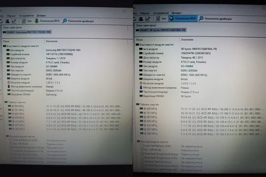 Оперативна пам&#039;ять ноутбучна SO-DIMM DDR3 DDR4 PC4 PC3/PC3L 4/8Gb 1066-1333-1600 MHz З аукціону