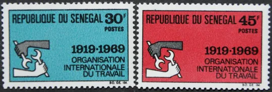 Сенегал  50 лет МОТ Международная организация труда 1969 Ціна