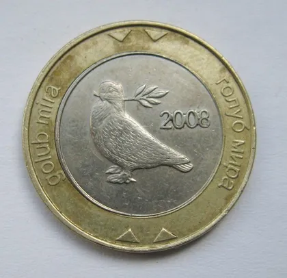 фото, 2 конвертовані марки = 2008 р. = Боснія і Герцеговина