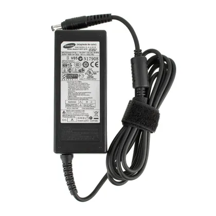 фото, Оригінальний блок живлення для ноутбука SAMSUNG 19V, 3.16A, 60W, 5.5*3.0-PIN, Black (AD-6019) (без кабеля)