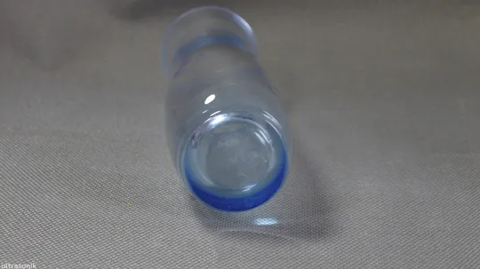 Ваза для квітів блакитне радянське кольорове скло Вживане Продаж