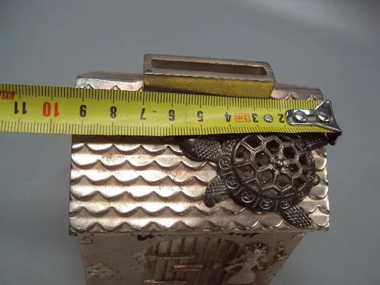 Копилка домик little Princess металл дом маленькая принцесса и черепаха 10,2х11х9,3х7,5 см №14009 З аукціону