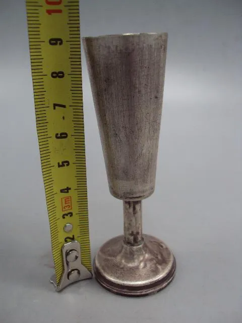 Купити Рюмка стопка серебро 84 проба ПІ или III вес 35,81 г высота 9,1 см, диаметр 2,6 см №14318