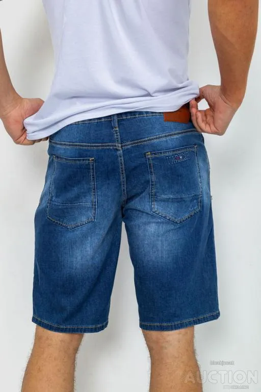 Джинсовые шорты мужские, цвет синий, 244R5A-050 Продаж