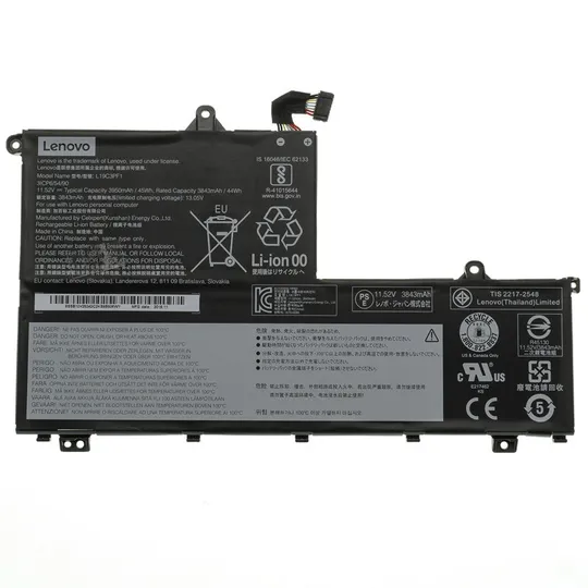 Оригінальна батарея для ноутбука LENOVO L19L3PF8 (ThinkBook 14-IML, 14-IIL, 15-IIL, 15-IML) 11.1V 4050mAh 45Wh Black З аукціону