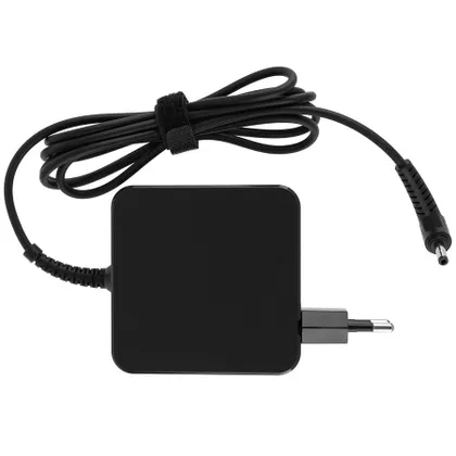 фото, БЖ для ноутбука XIAOMI 19V, 3.42A, 65W, 4.0*1.7мм, L-конектор, квадратний, black (без кабелю!)