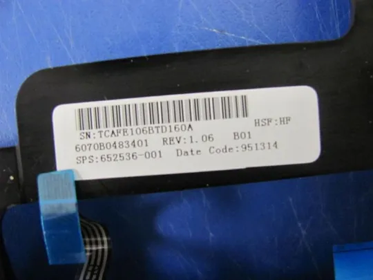 №221-3 панель палмрест та тачпад 6070B0483401 652536-001 для HP ELITENOOK 8770W оригінал Продаж