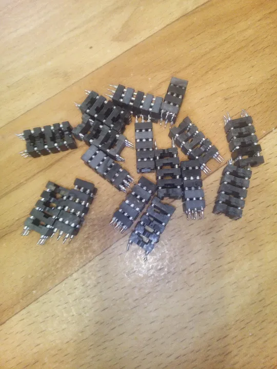 Прецизионные панельки для микросхем DIP 6-S-M (цанговая) лот 5шт. З аукціону