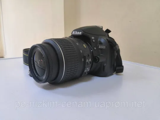 Дзеркальний фотоапарат Nikon D3100 Kit - 14.2 Мп - Full HD - CMOS - Ідеал ! З аукціону