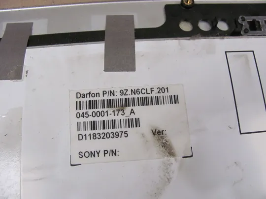 641-3 Кришка панель палмрест 012-1DET-9721-A тачпад клавіатура для Sony Vaio VPCSE PCG-41414M оригінал Інтернет-аукціон