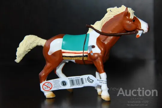 индейская лошадка конячка лошадь конь (BULLY BULLYLAND ) 90-100мм Ціна